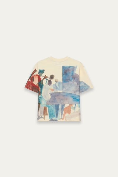 NEAL BAND TEE CANNOLI CREAM