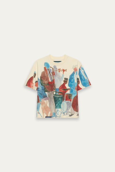 NEAL BAND TEE CANNOLI CREAM