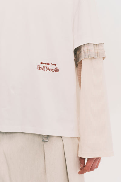 CHUCK TRIPLE LAYER TEE CANNOLI CREAM (NAMESAKE EXCLUSIVE)