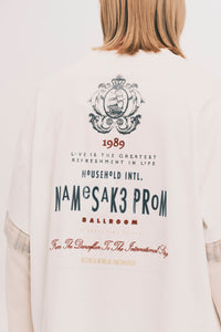 CHUCK TRIPLE LAYER TEE CANNOLI CREAM (NAMESAKE EXCLUSIVE)
