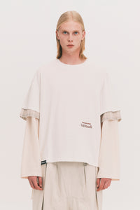 CHUCK TRIPLE LAYER TEE CANNOLI CREAM (NAMESAKE EXCLUSIVE)