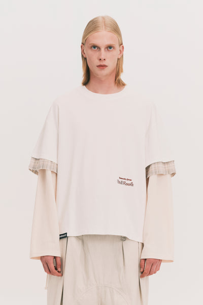 CHUCK TRIPLE LAYER TEE CANNOLI CREAM (NAMESAKE EXCLUSIVE)