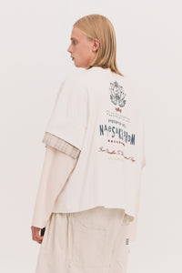 CHUCK TRIPLE LAYER TEE CANNOLI CREAM (NAMESAKE EXCLUSIVE)