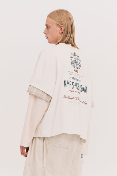 CHUCK TRIPLE LAYER TEE CANNOLI CREAM (NAMESAKE EXCLUSIVE)