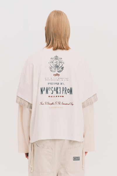 CHUCK TRIPLE LAYER TEE CANNOLI CREAM (NAMESAKE EXCLUSIVE)