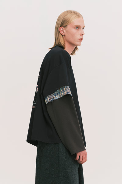 CHUCK TRIPLE LAYER TEE DEPTH BLUE (NAMESAKE EXCLUSIVE)