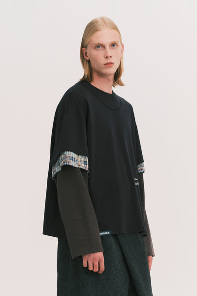 CHUCK TRIPLE LAYER TEE DEPTH BLUE (NAMESAKE EXCLUSIVE)