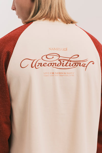 HENLEY LS TWIST TEE ROUGE RED