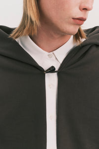 SAILOR LS HALF ZIP DUAL CREWNECK PEPPER GREY