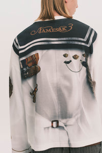 NAVAL LS WAFFLE TEE CANNOLI CREAM