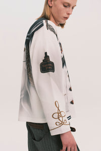 NAVAL LS WAFFLE TEE CANNOLI CREAM