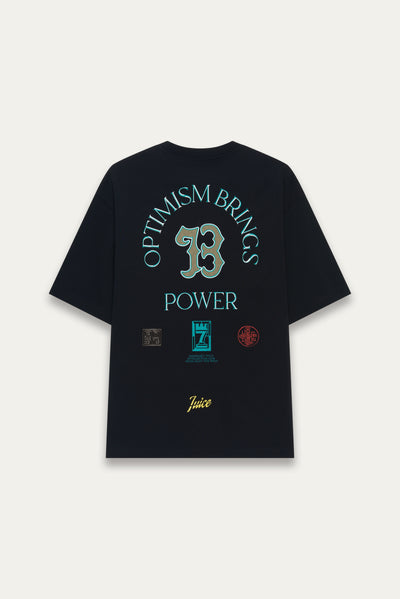 SAVA OVERSIZED FAMILY TEE EUPHORIC BLACK