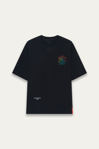 SAVA OVERSIZED FAMILY TEE EUPHORIC BLACK