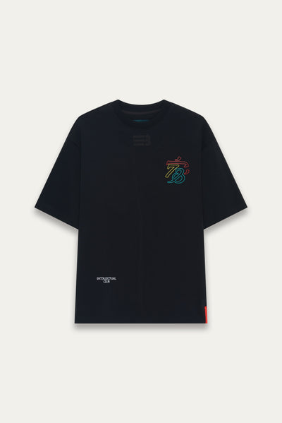 SAVA OVERSIZED FAMILY TEE EUPHORIC BLACK