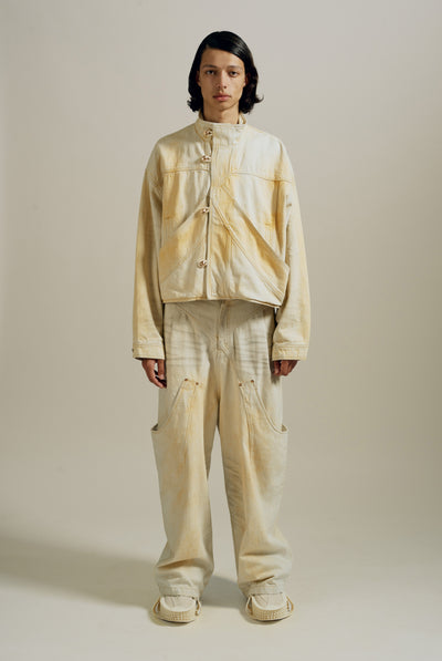 FOX DENIM JACKET WASHED CANVAS