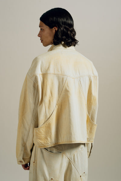 FOX DENIM JACKET WASHED CANVAS