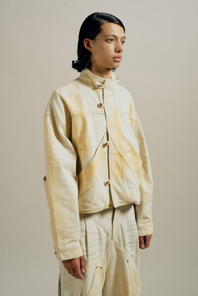 FOX DENIM JACKET WASHED CANVAS