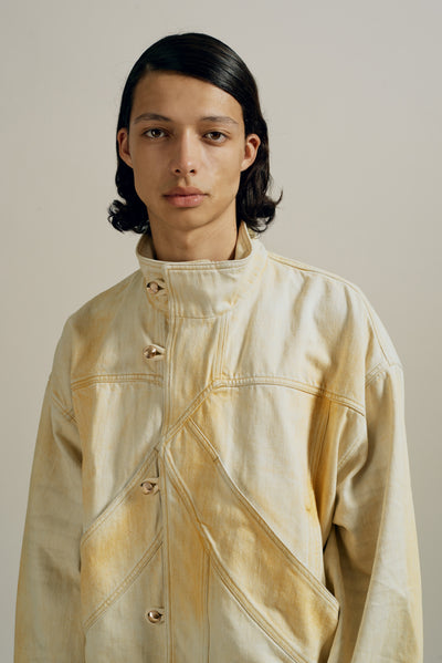 FOX DENIM JACKET WASHED CANVAS