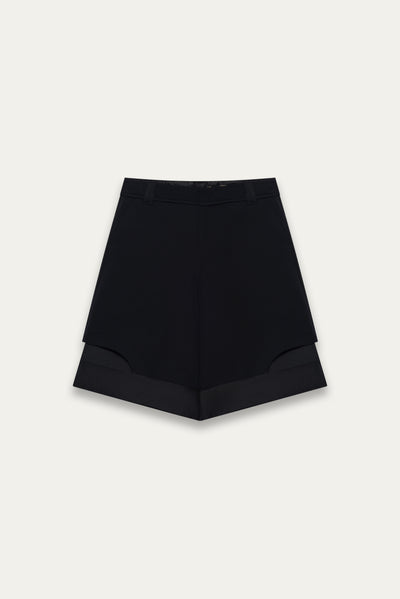 HOFF LAYERED SHORTS EUPHORIC BLACK