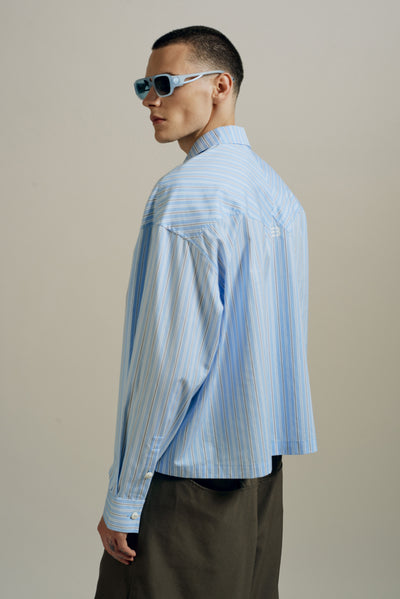 TODD TWIST STANDARD SHIRT WIND STRIPE