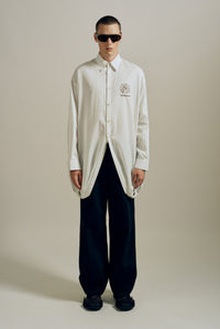 FORD SUSPENDER SHIRT SEA SALT WHITE