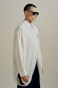 FORD SUSPENDER SHIRT SEA SALT WHITE