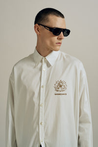 FORD SUSPENDER SHIRT SEA SALT WHITE