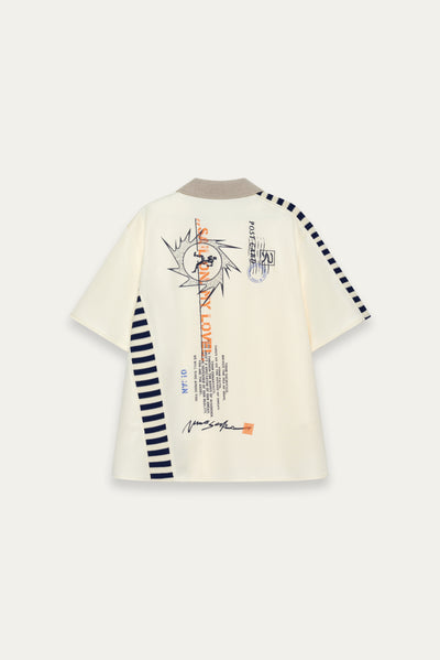 BILL WARM UP SHIRT CANNOLI CREAM