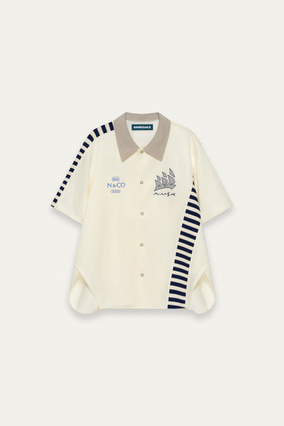 BILL WARM UP SHIRT CANNOLI CREAM