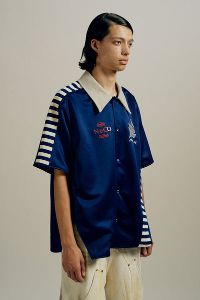 BILL WARM UP SHIRT MIDNIGHT SEA