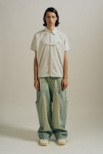 NASH AF1 SS SHIRT BUMBLE BEE STRIPE