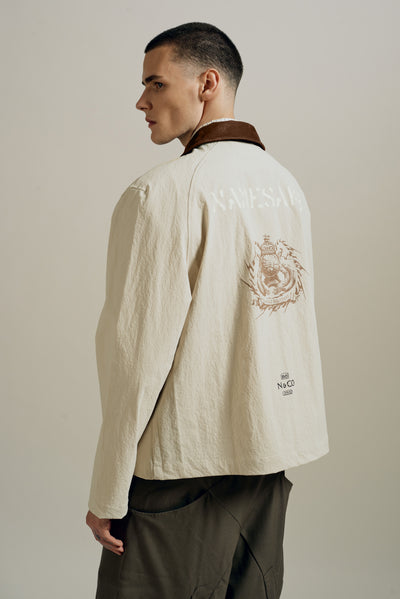 HUNTER OVERSHIRT OYSTER GREY