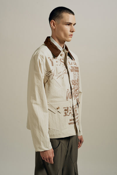 HUNTER OVERSHIRT OYSTER GREY