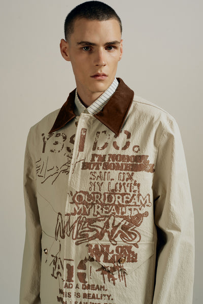 HUNTER OVERSHIRT OYSTER GREY