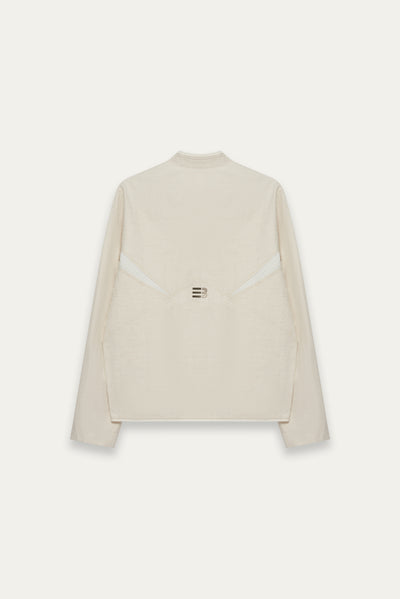 WHITE TRACK OVERSHIRT SAILCLOTH WHITE (NAMESAKE EXCLUSIVE)