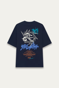 SAVA OVERSIZED SAIL TEE MIDNIGHT SEA