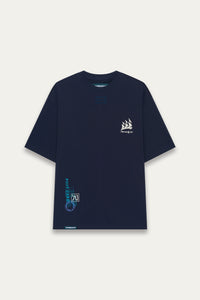 SAVA OVERSIZED SAIL TEE MIDNIGHT SEA