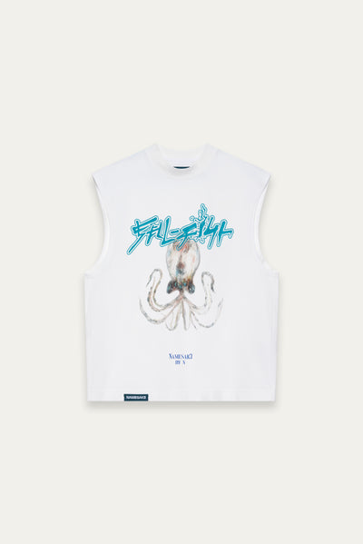 EVANS SELL FISH SQUID TANK SEA SALT WHITE