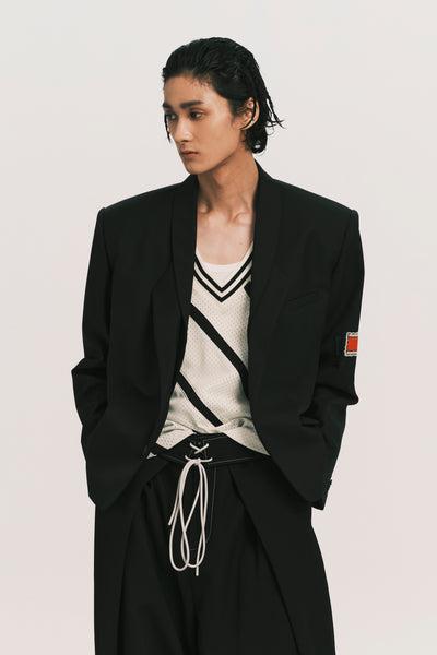 DEAN DRAFT BLAZER EUPHORIC BLACK