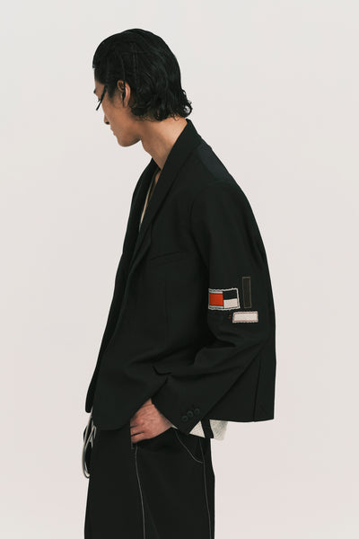 DEAN DRAFT BLAZER EUPHORIC BLACK