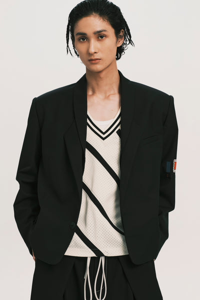 DEAN DRAFT BLAZER EUPHORIC BLACK