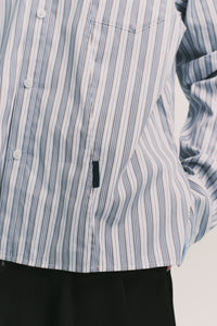 COMO LS SHIRT ASHEN BLUE