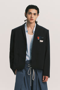 DEAN CAMPUS BLAZER DEPTH BLUE