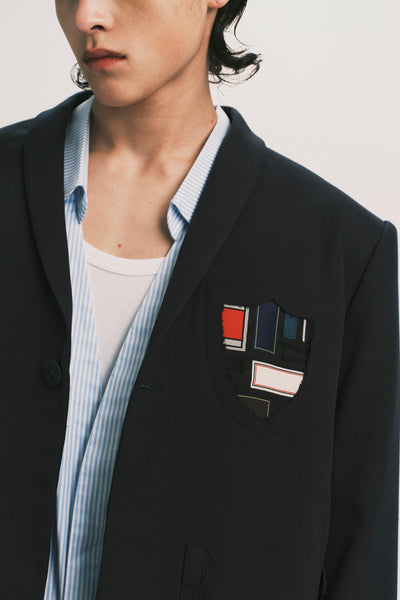 DEAN CAMPUS BLAZER DEPTH BLUE