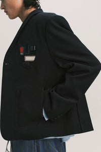 DEAN CAMPUS BLAZER DEPTH BLUE