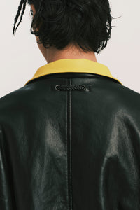 MEDINA NAUTICA LEATHER JACKET EUPHORIC BLACK