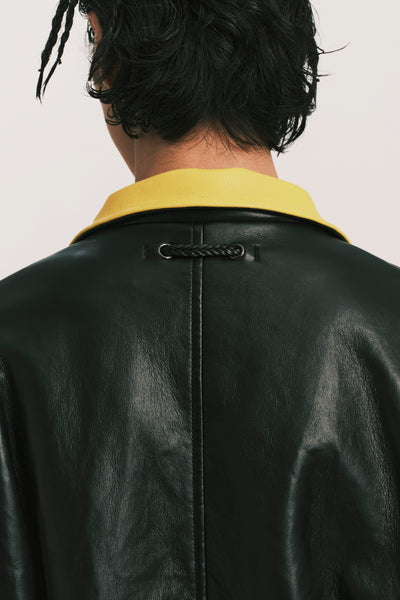 MEDINA NAUTICA LEATHER JACKET EUPHORIC BLACK