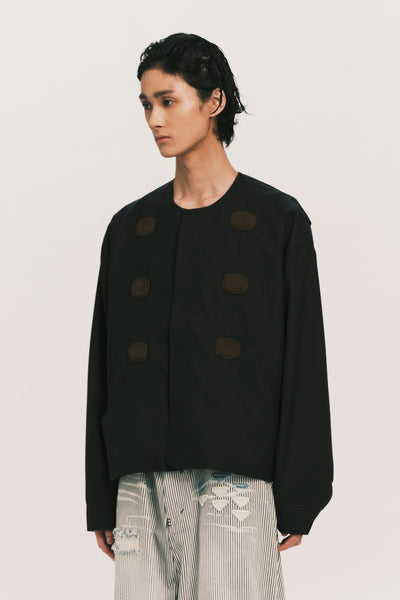 ELMER DUFFLE JACKET DEPTH BLUE