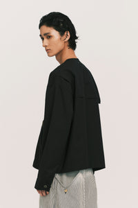 ELMER DUFFLE JACKET DEPTH BLUE