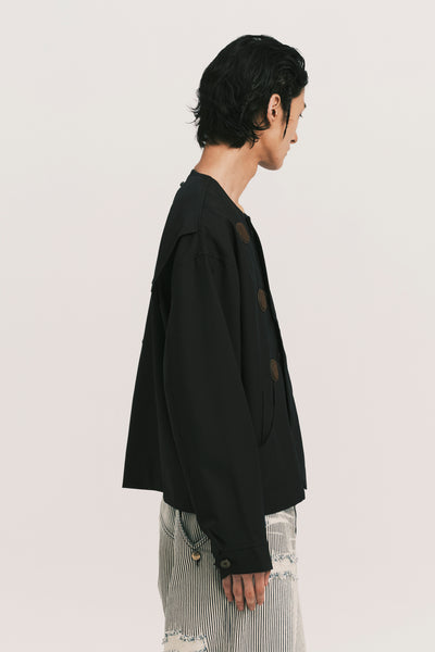ELMER DUFFLE JACKET DEPTH BLUE